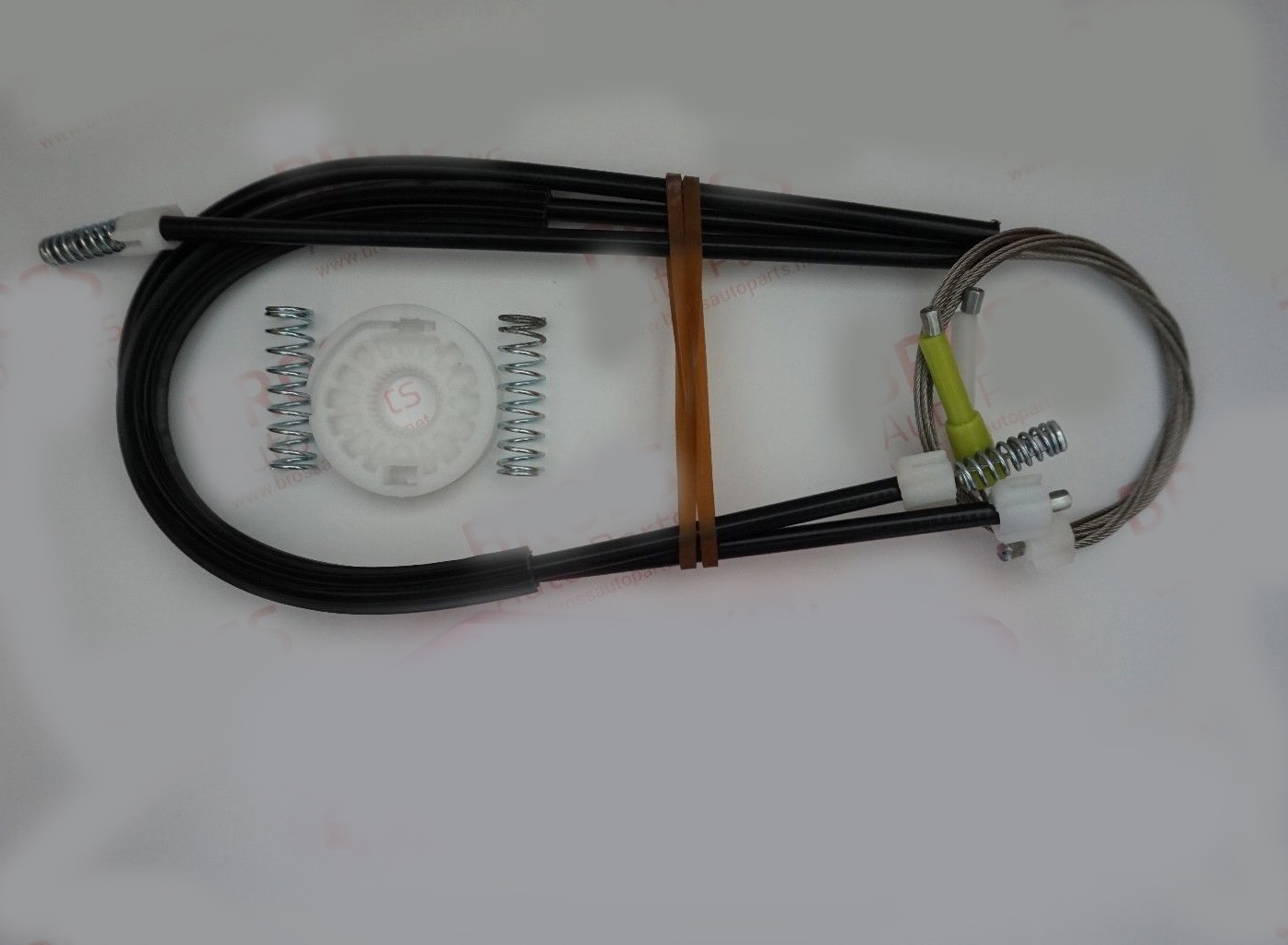 Тросики и ролик стеклоподъёмника передней правой двери Skoda Superb II (2009-2015)